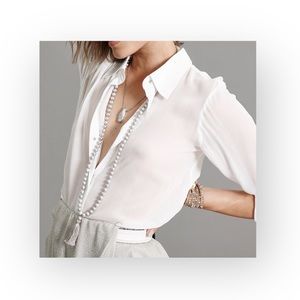 Chan Luu 𖦹 Brioche Agate Mix Swarovski Crystal 5 Wrap Bracelet 𖦹 Silver Gold